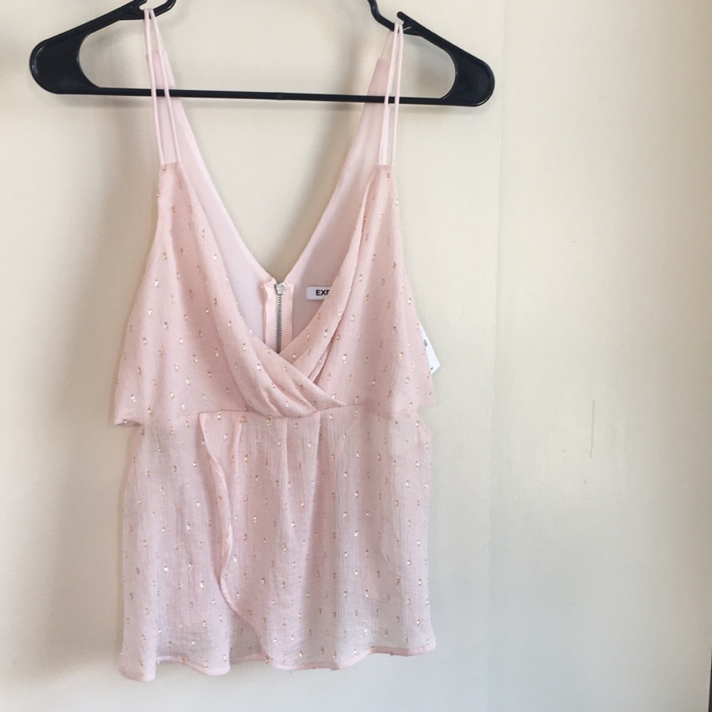 Express sparkle tank top